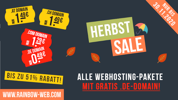 Herbst-Sale