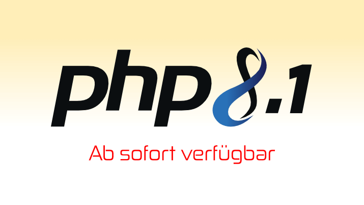 PHP 8.1 Unterstützung Webspace