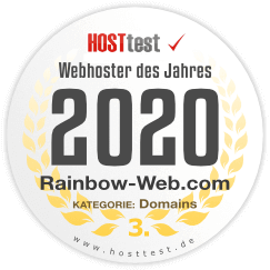 Webhoster des Jahres 2020 bei HOSTtest